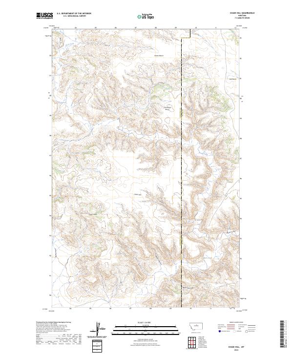 USGS Topographic Map – Chase Hill