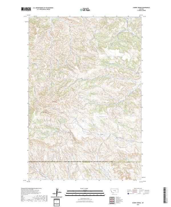 USGS Topographic Map – Cherry Spring