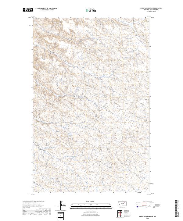 USGS Topographic Map – Christmas Reservoir
