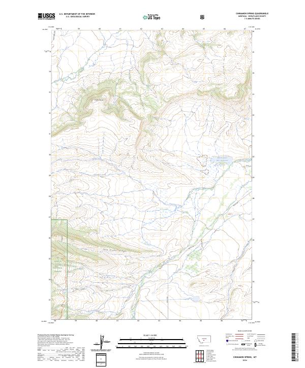 USGS Topographic Map – Cinnamon Spring