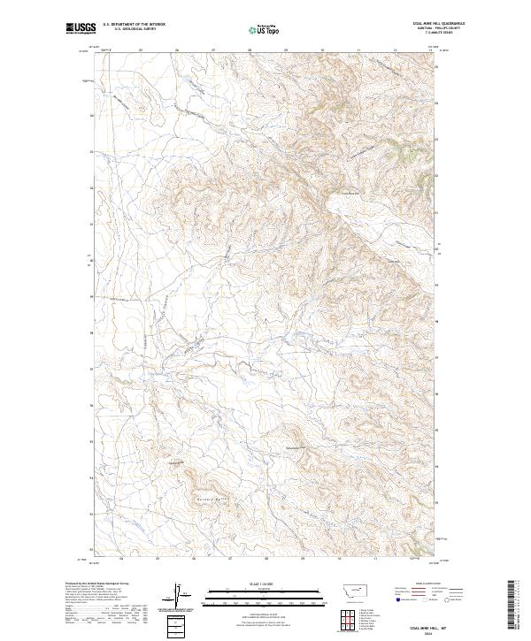 USGS Topographic Map – Coal Mine Hill