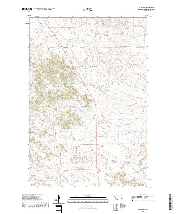USGS Topographic Map – Coalwood