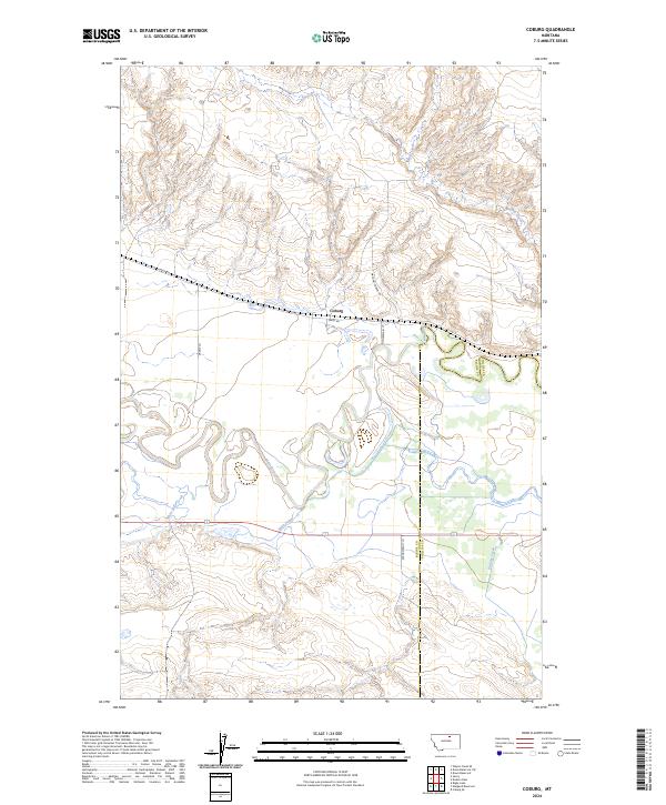 USGS Topographic Map – Coburg