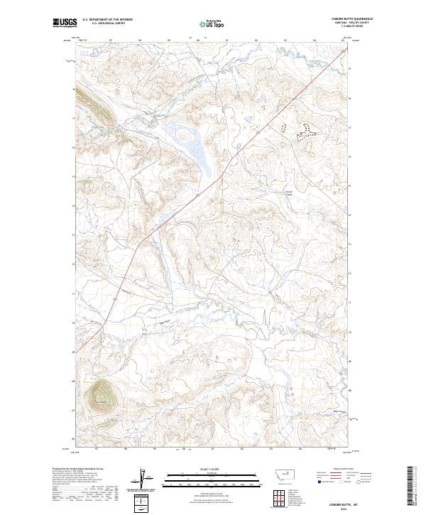 USGS Topographic Map – Coburn Butte