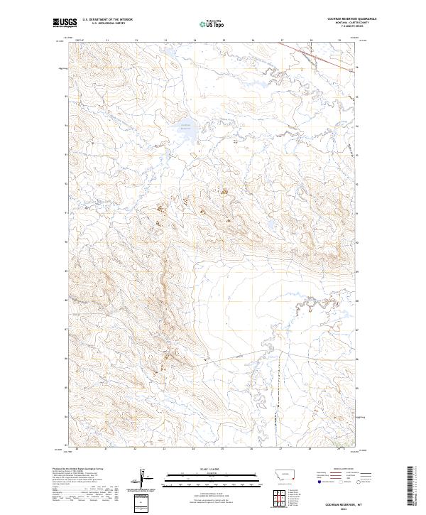 USGS Topographic Map – Cochran Reservoir