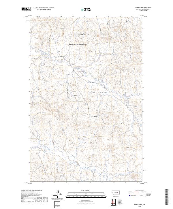 USGS Topographic Map – Coffin Butte