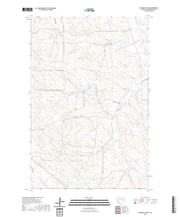 USGS Topographic Map – Coleman Coulee