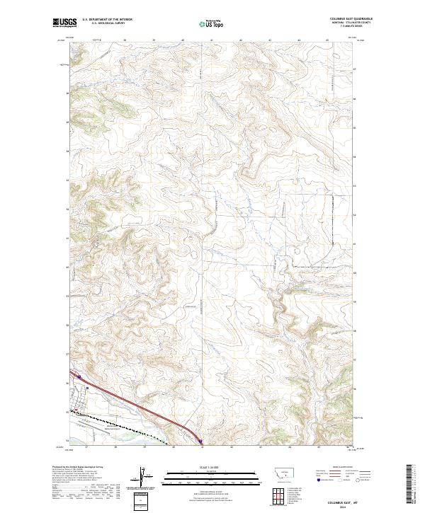 USGS Topographic Map – Columbus East