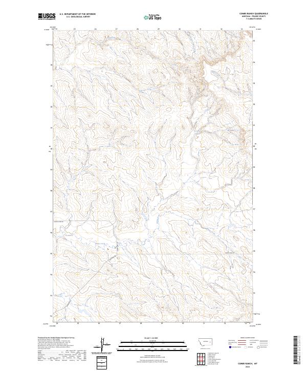 2024 Map of Combs Ranch, 2024 Print