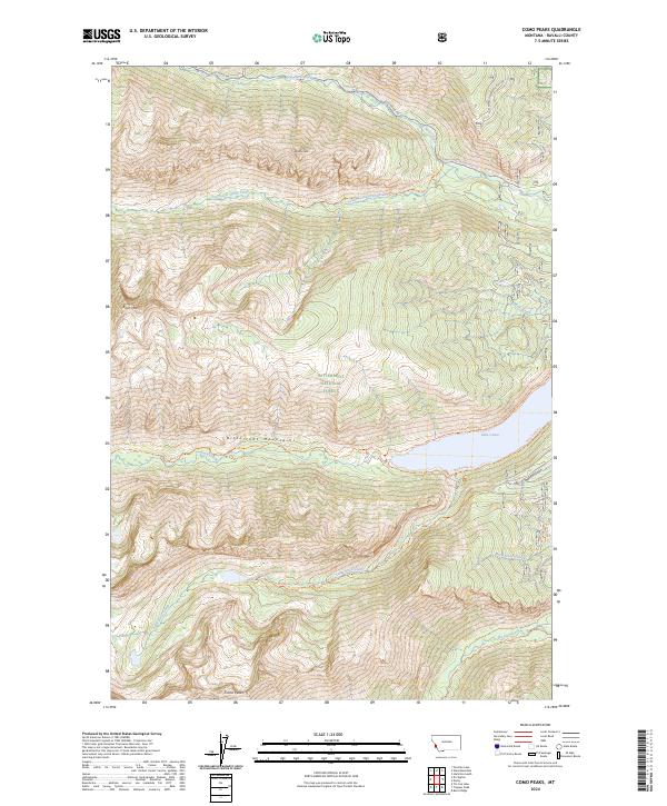 USGS Topographic Map – Como Peaks