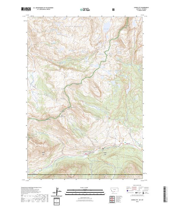 USGS Topographic Map – Cooke City