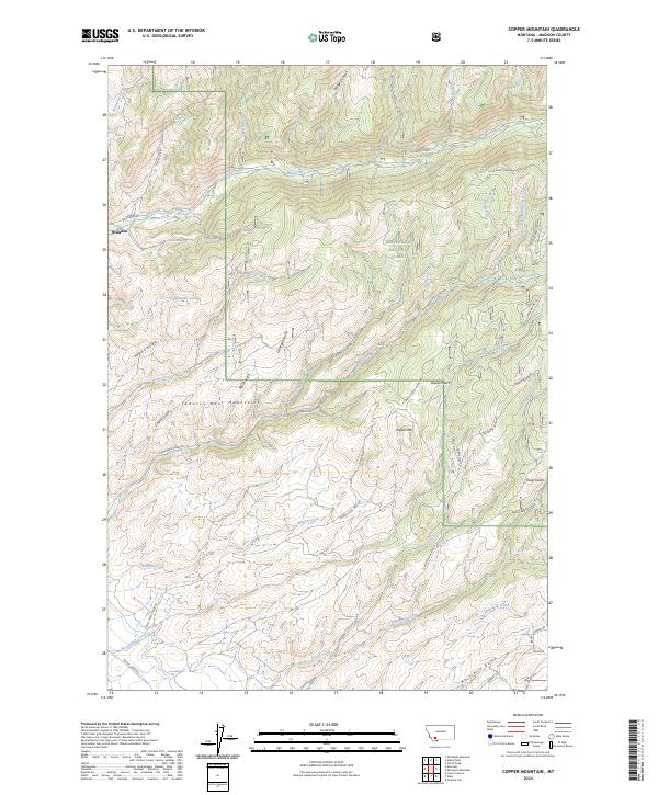 USGS Topographic Map – Copper Mountain