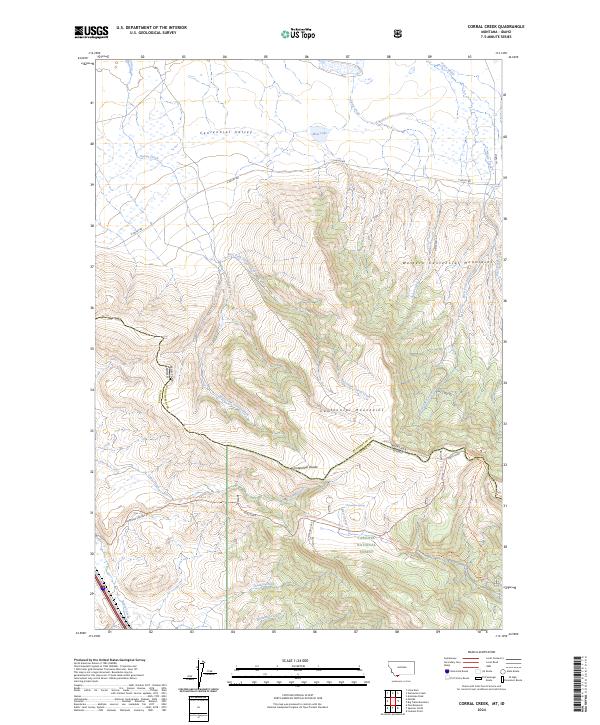 USGS Topographic Map – Corral Creek