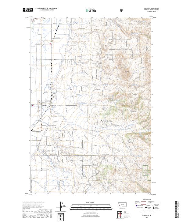 USGS Topographic Map – Corvallis