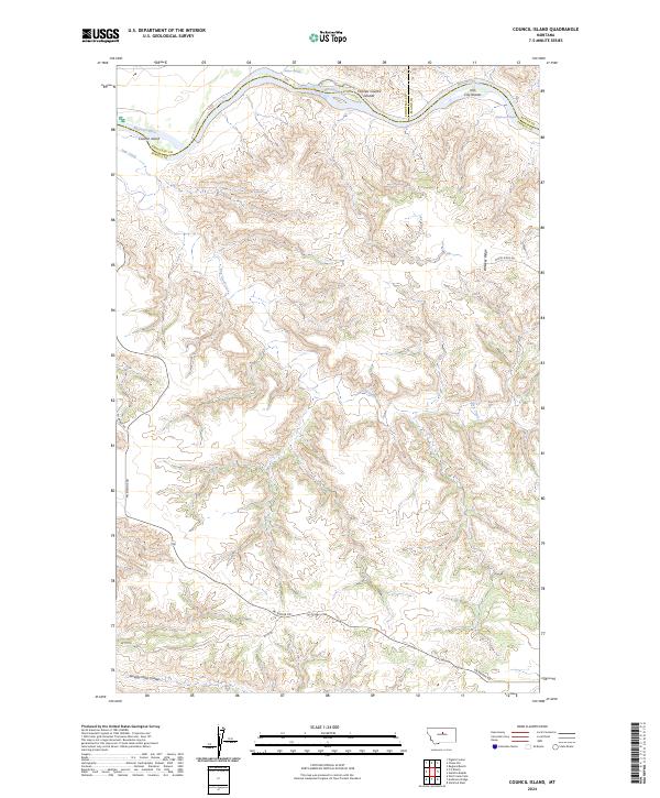 USGS Topographic Map – Council Island