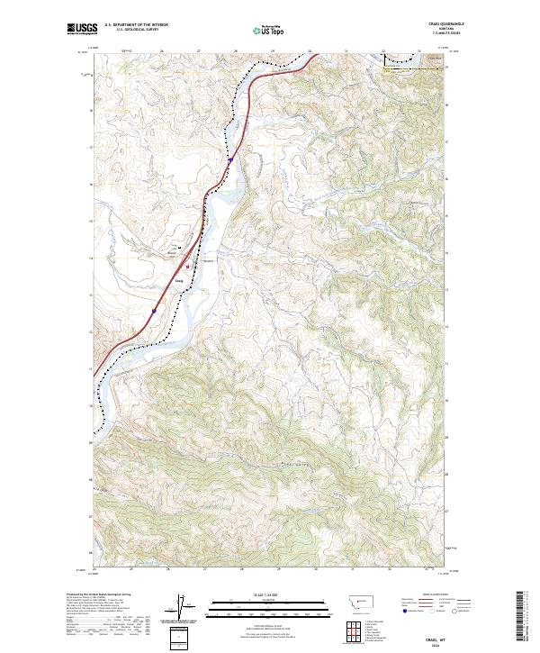 USGS Topographic Map – Craig
