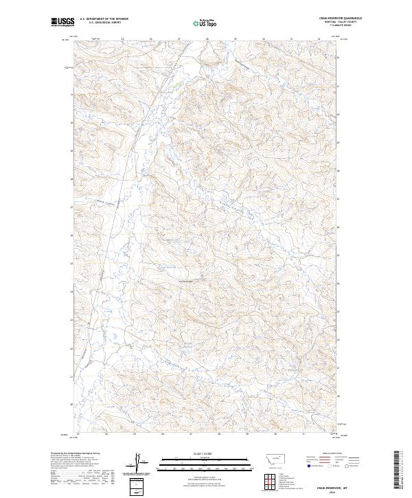 USGS Topographic Map – Craig Reservoir