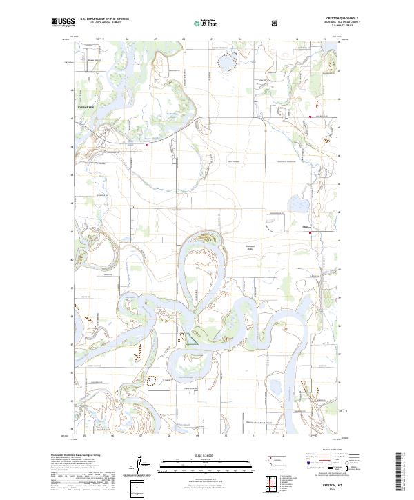 USGS Topographic Map – Creston