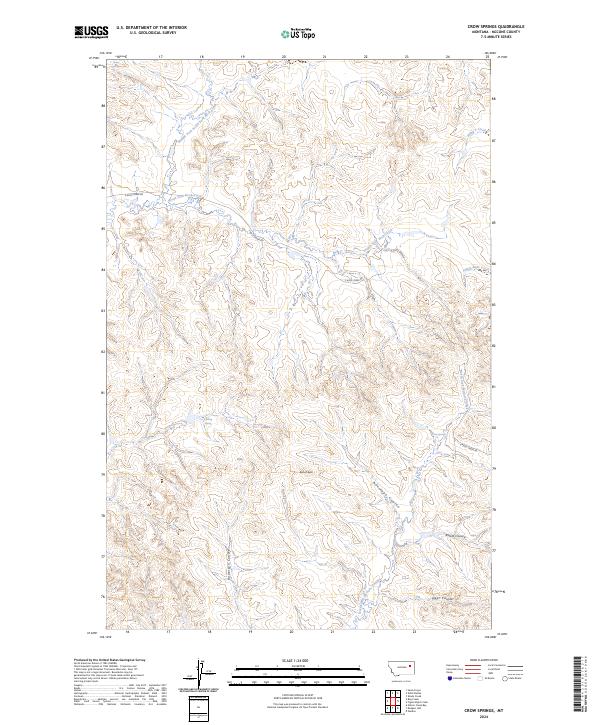 USGS Topographic Map – Crow Springs