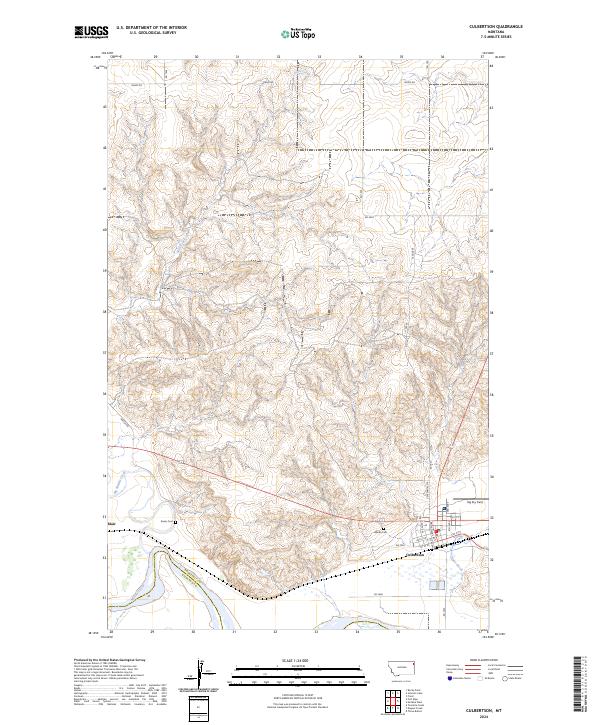 USGS Topographic Map – Culbertson
