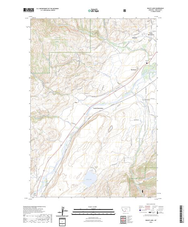 USGS Topographic Map – Dailey Lake