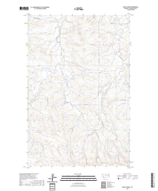USGS Topographic Map – Dailey Spring