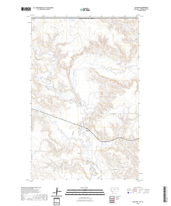USGS Topographic Map – Daleview