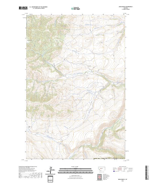 USGS Topographic Map – Dana Ranch