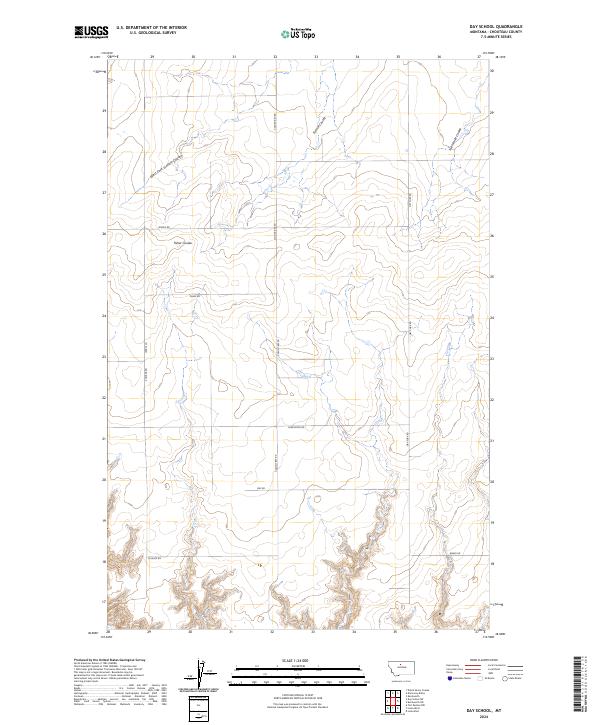 USGS Topographic Map – Day School