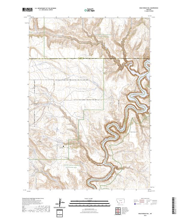 USGS Topographic Map – Dead Indian Hill