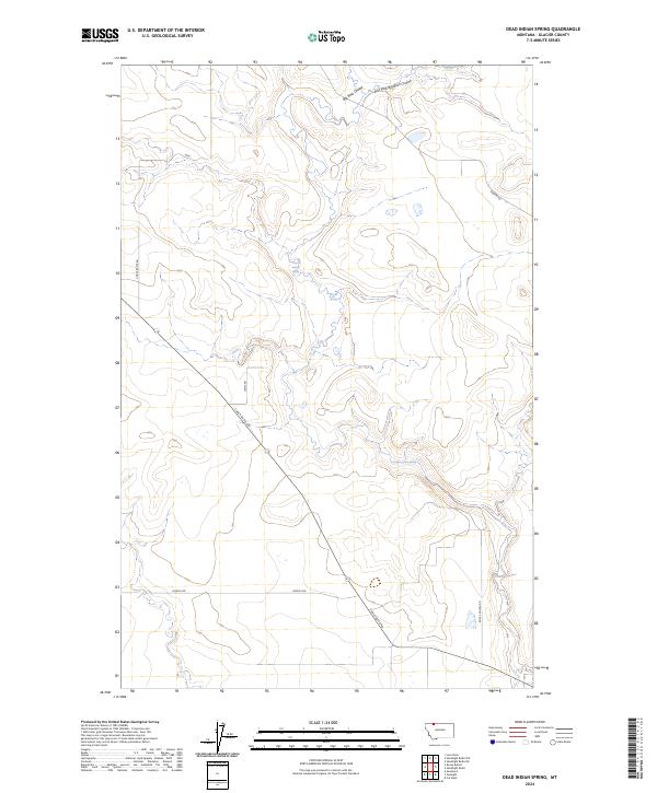 USGS Topographic Map – Dead Indian Spring