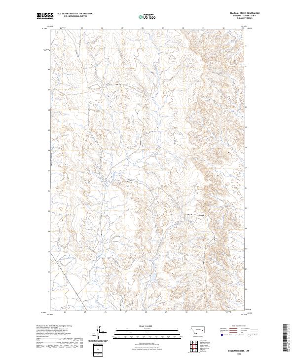 USGS Topographic Map – Deadman Creek