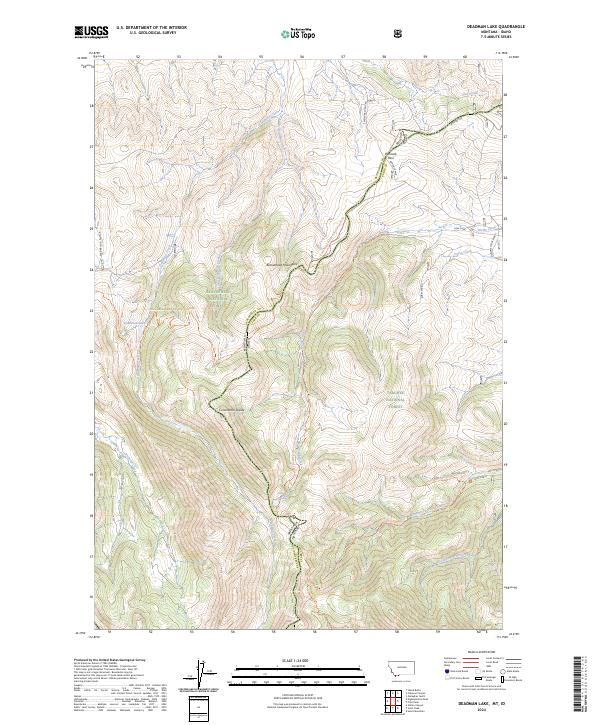 USGS Topographic Map – Deadman Lake