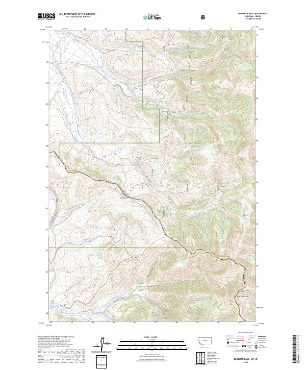 USGS Topographic Map – Deadman Pass