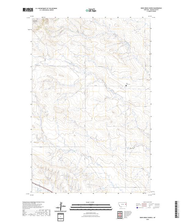 2024 Map of Deer Creek Church, 2024 Print