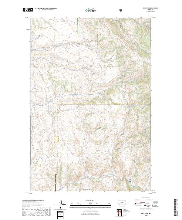 USGS Topographic Map – Deer Park