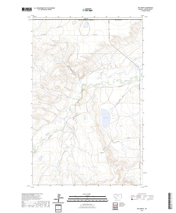 USGS Topographic Map – Del Bonita