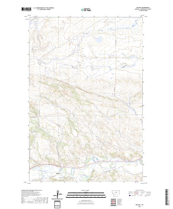 USGS Topographic Map – Delphia