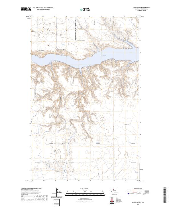 USGS Topographic Map – Denson Ranch