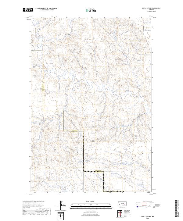 USGS Topographic Map – Devils Kitchen
