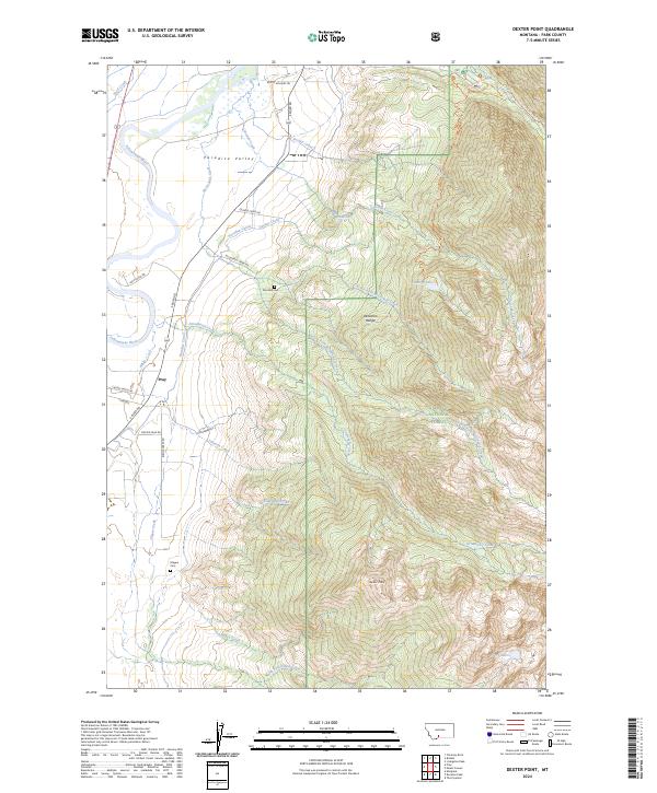 USGS Topographic Map – Dexter Point