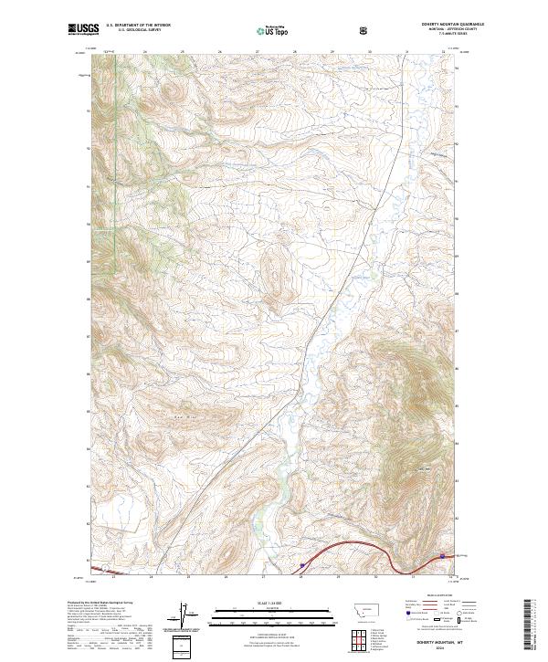 USGS Topographic Map – Doherty Mountain