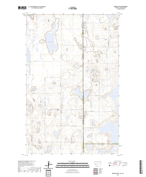 USGS Topographic Map – Dominek Lake
