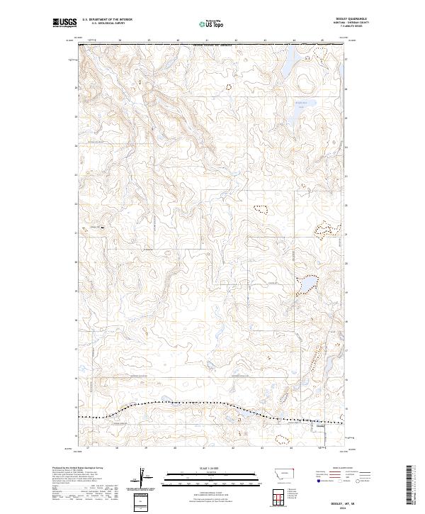 USGS Topographic Map – Dooley