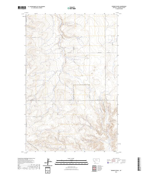 2024 Map of Dorner School, 2024 Print