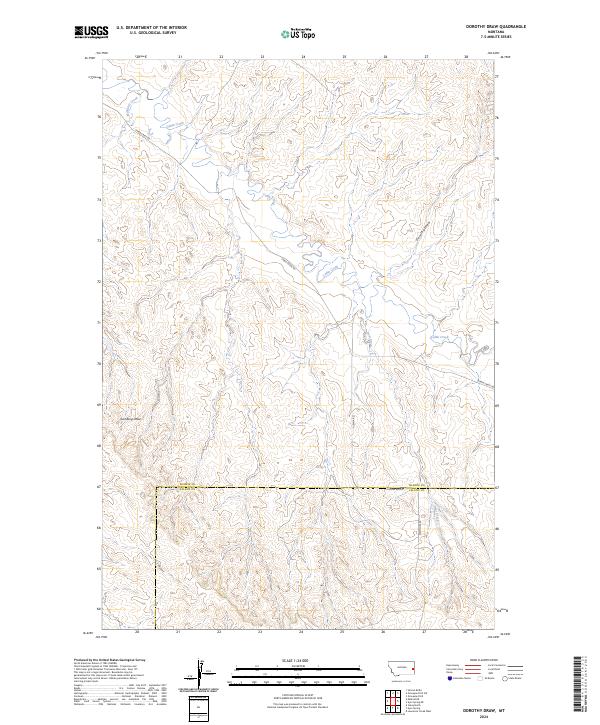 USGS Topographic Map – Dorothy Draw
