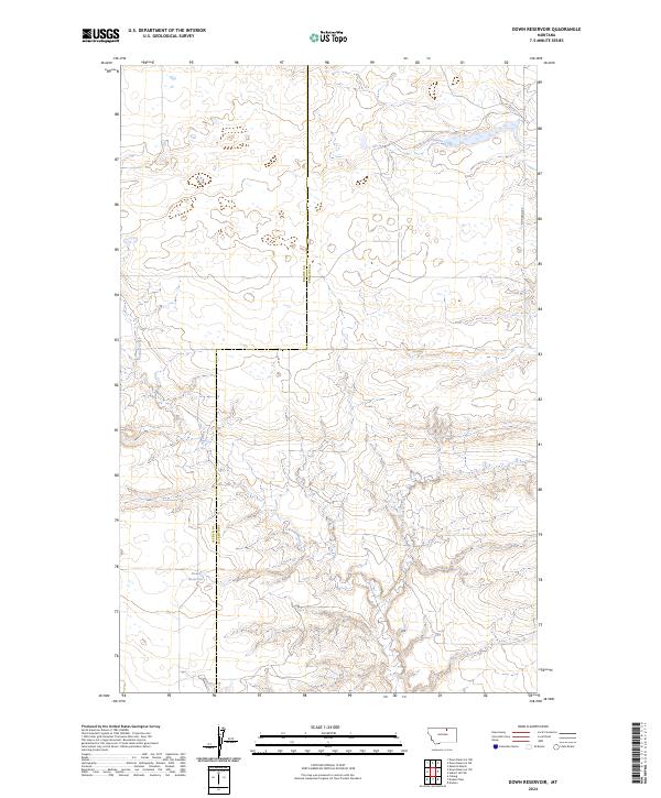 USGS Topographic Map – Down Reservoir