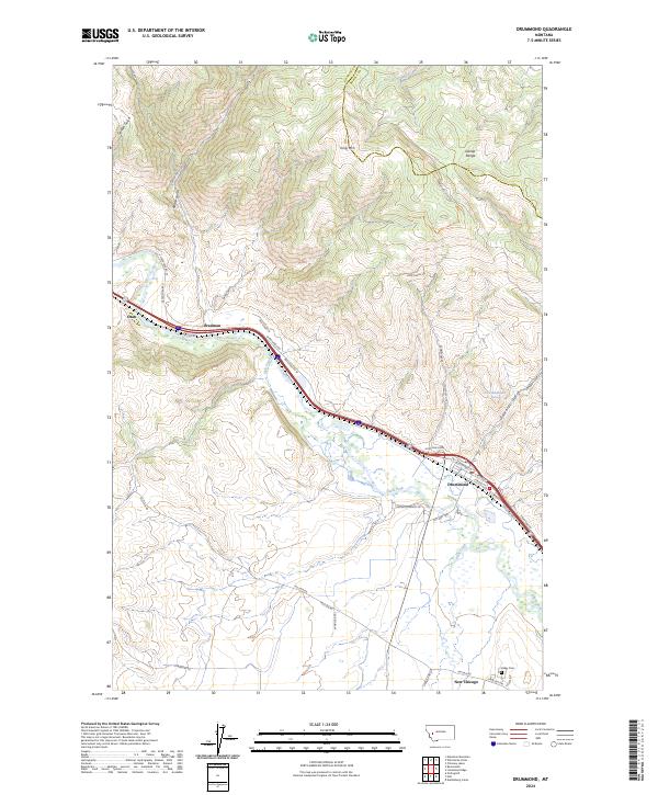 USGS Topographic Map – Drummond