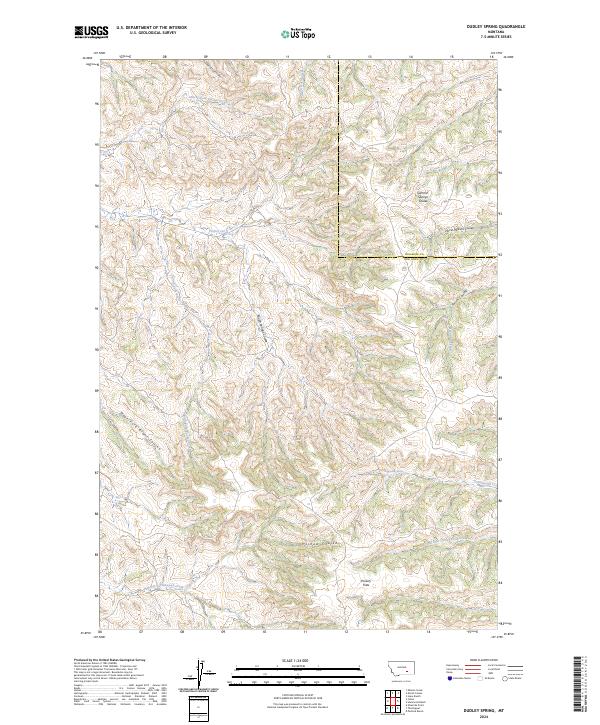 USGS Topographic Map – Dudley Spring