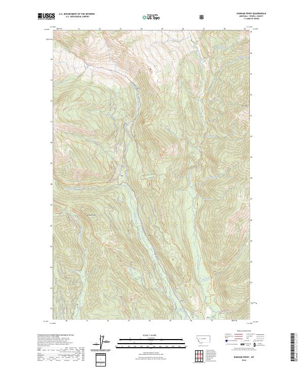 USGS Topographic Map – Dunham Point
